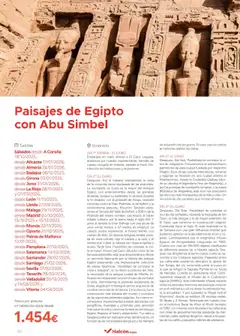 Vista previa Halcón Viajes Egipto válido desde el 01.07.2025 | Página: 66 | Productos: Biblioteca