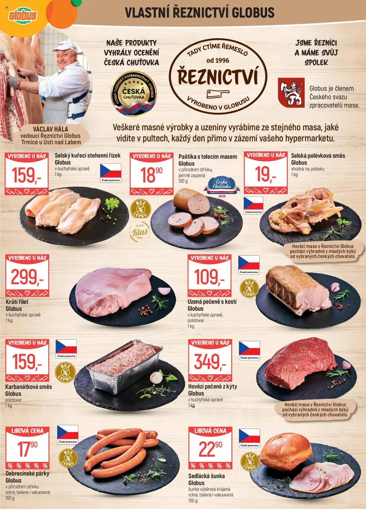 Globus leták - Trmice od 10.09.2025 | Strana: 5 | Produkty: Hovězí, Globus, Uzeniny, Maso