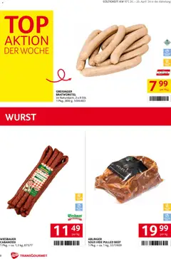 Transgourmet Flugblatt ab 20.04.2026 gültig | Seite: 8 | Produkte: Wurst