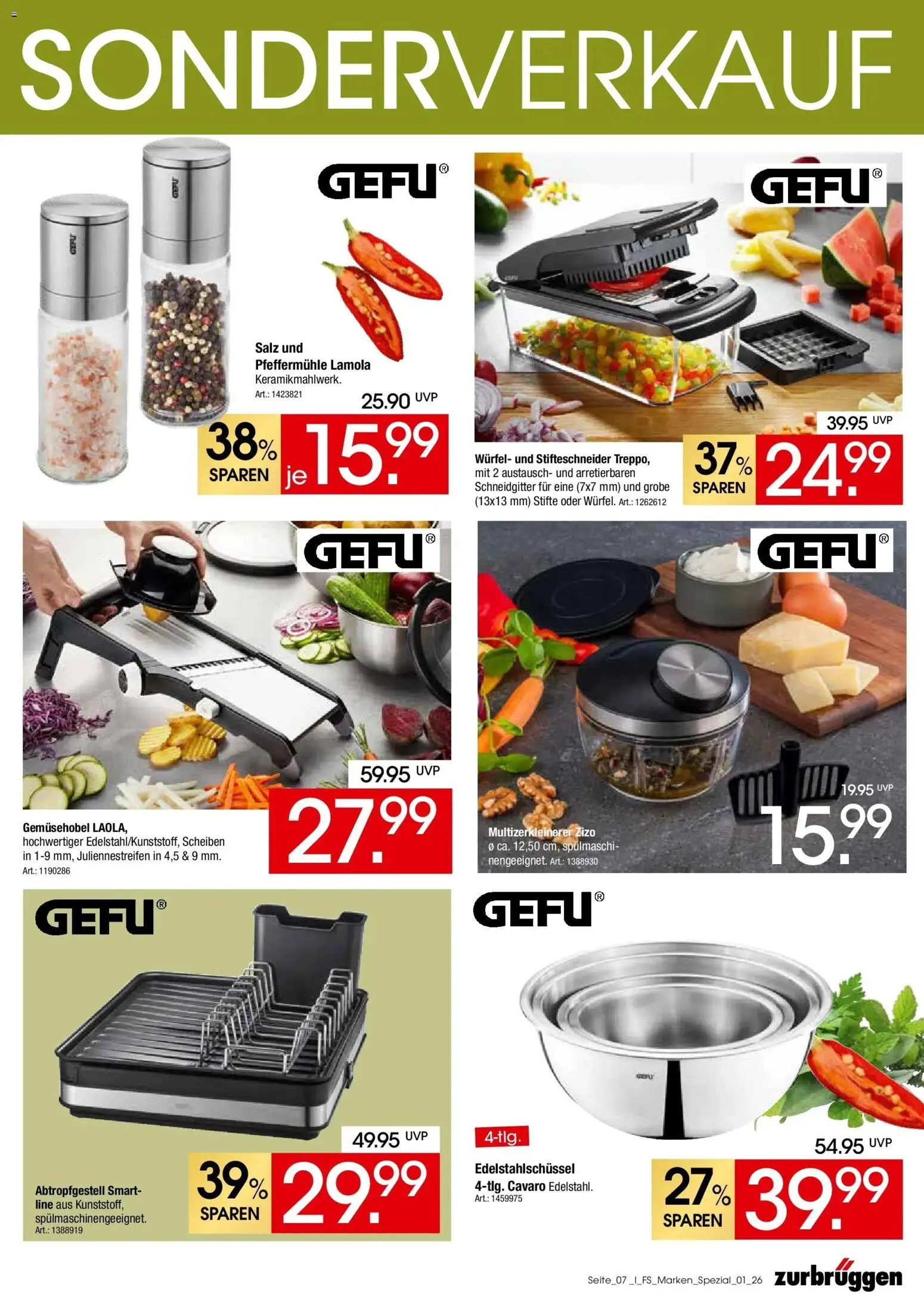 Zurbrüggen Marken Spezial Unna – gültig ab 16.04.2026 | Seite: 7 | Produkte: Salz