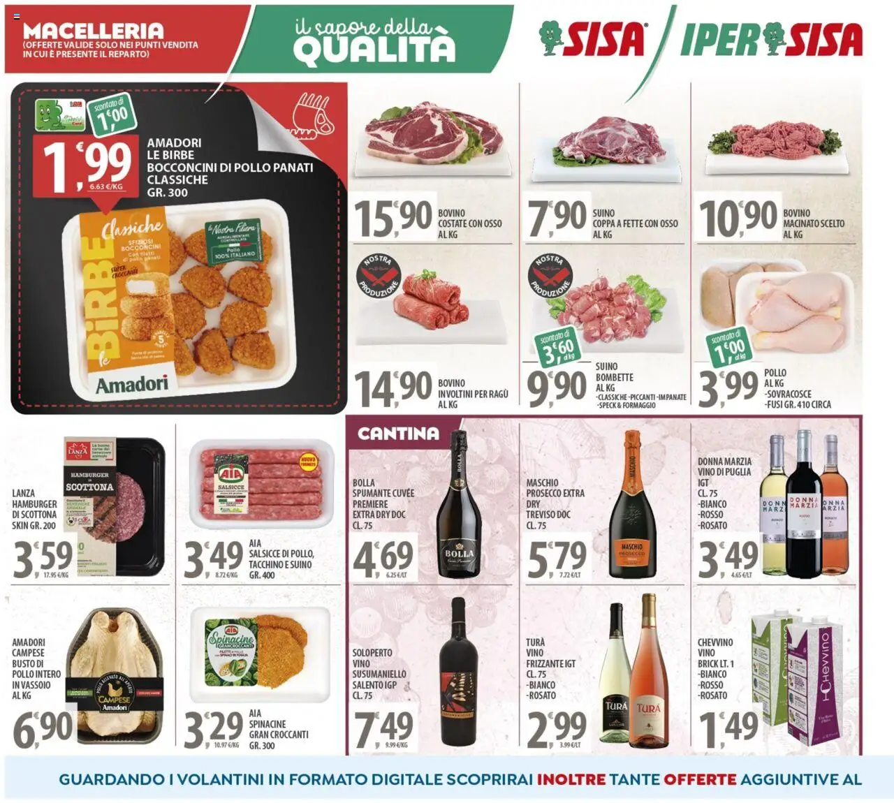 Volantino SISA del 03.06.2025 | Pagina: 4 | Prodotti: Suino, Tacchino, Spumante, Vassoio