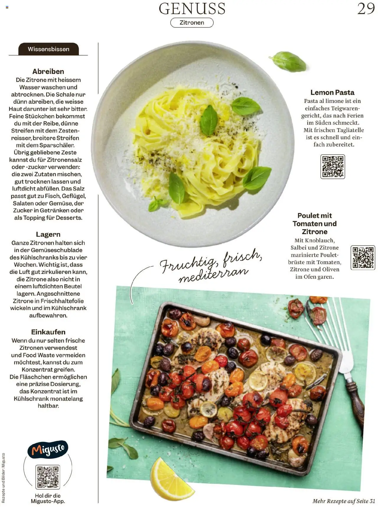 Migros Magazin – gültig ab 13.10.2025 | Seite: 29 | Produkte: Kammerjunker, Teigwaren, Pasta, Wasser