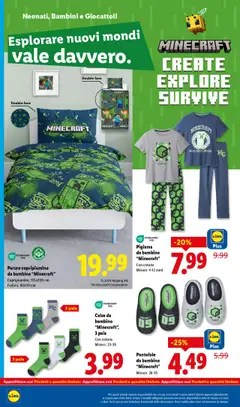 Volantino Lidl del 22.09.2025 | Pagina: 50 | Prodotti: Copripiumino, Pigiama, Pantofole, Federa