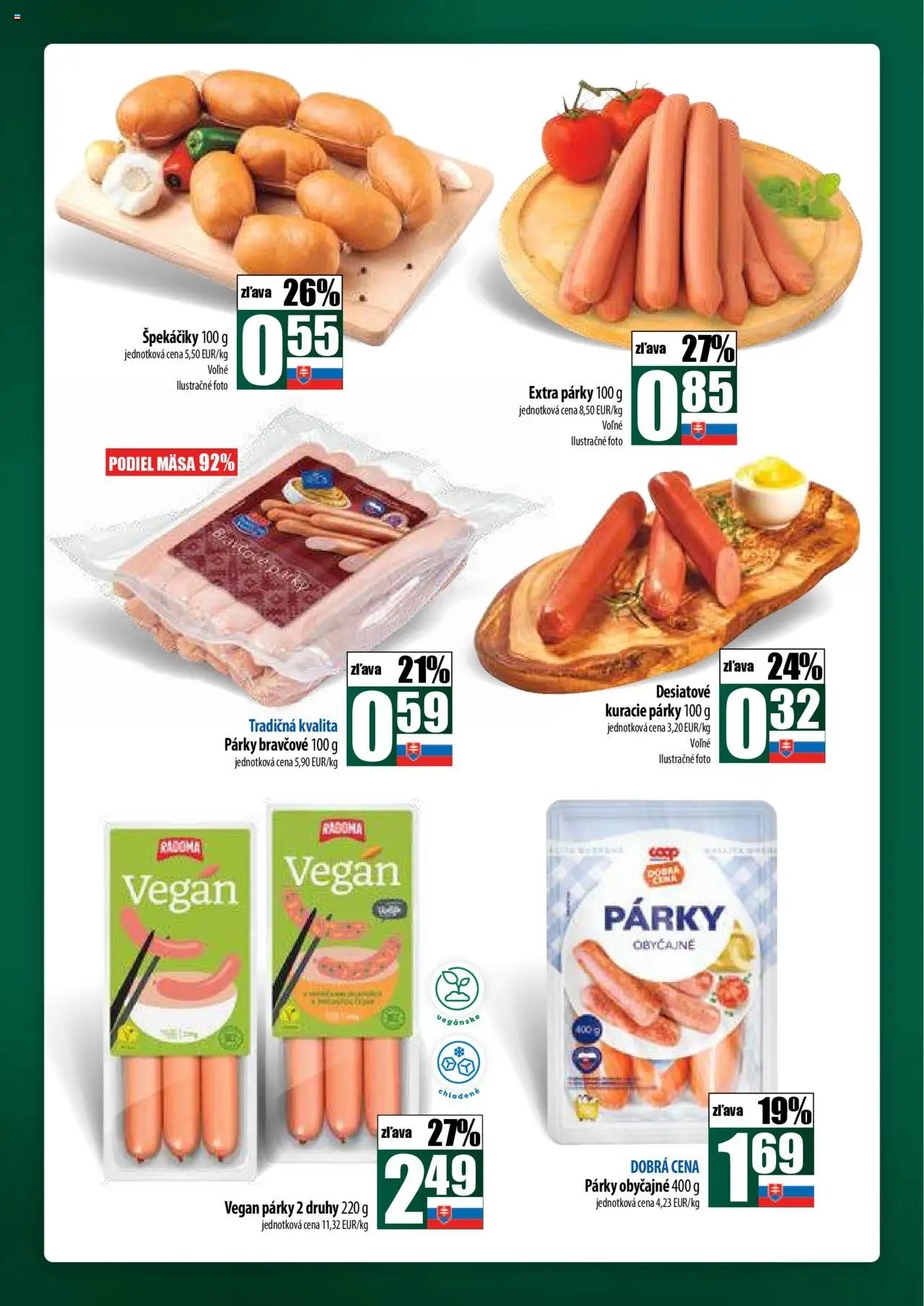 COOP Jednota široká ponuka │ platný od 14.08.2025 | Strana: 14 | Produkty: Párky