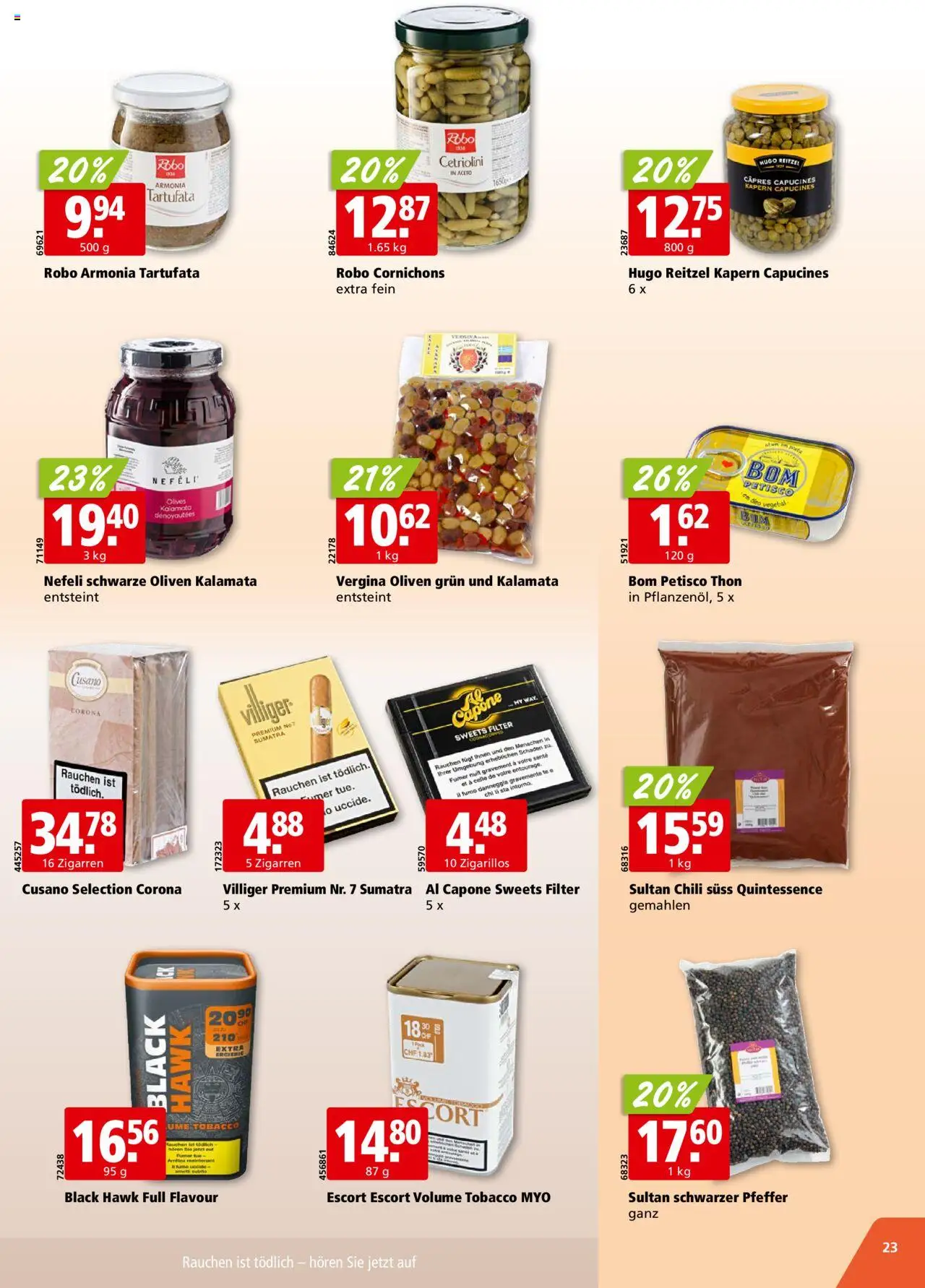 Aligro Aktionen – gültig ab 15.09.2025 | Seite: 23 | Produkte: Chili, Pfeffer
