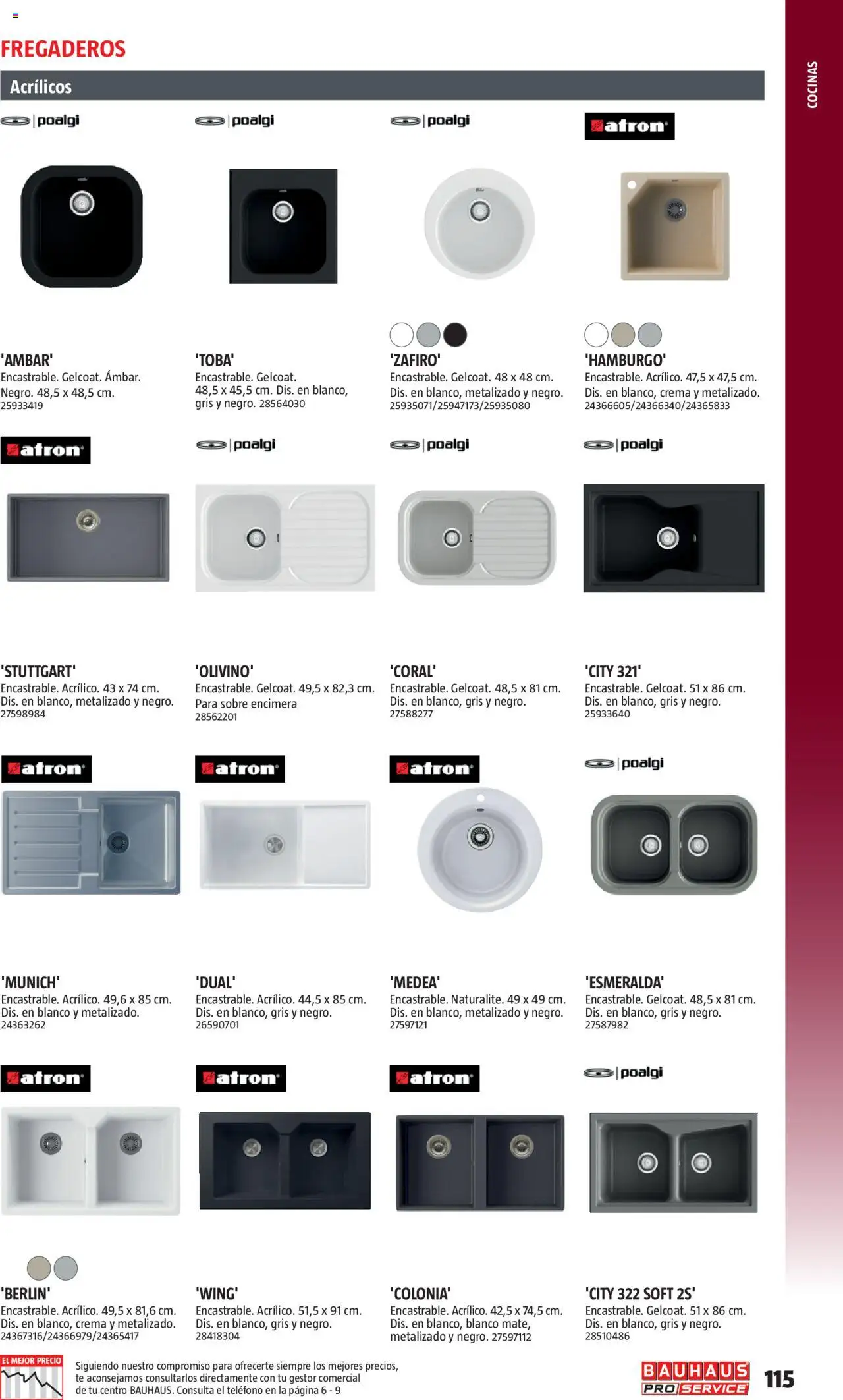 Bauhaus - ProService  │ válido desde el 24.02.2025 | Página: 115 | Productos: Crema, Té, Teléfono