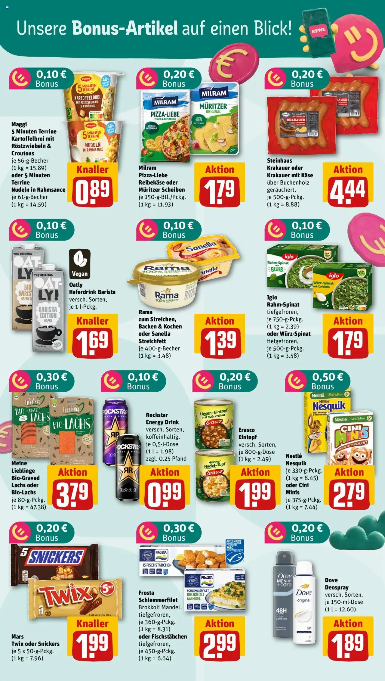 Rewe ihr Kaufpark Prospekt 	 - gültig ab dem 18.08.2025 | Seite: 30 | Produkte: Rockstar, Snickers, Twix, Erasco