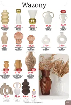 Pogląd oferty "Bodzio Katalog" - ważna od 01.04.2026 | Strona: 203 | Produkty: Trawy, Wazon