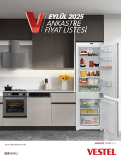 03.09.2025 tarihinden itibaren geçerli olan Vestel kataloğu önizlemesi