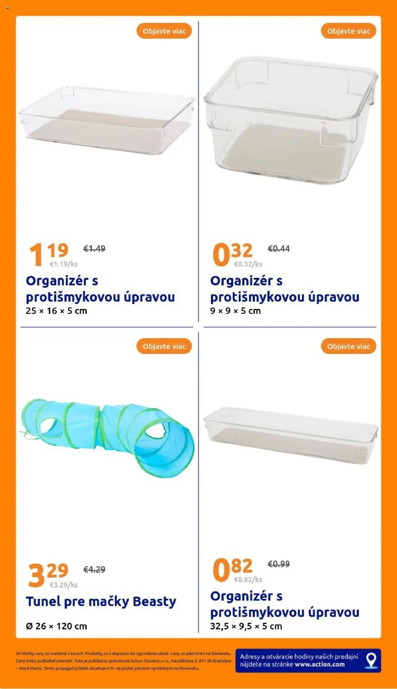 Nové Action akcie – leták je platný od 17.09.2025 | Strana: 34 | Produkty: Organizér, Hodiny