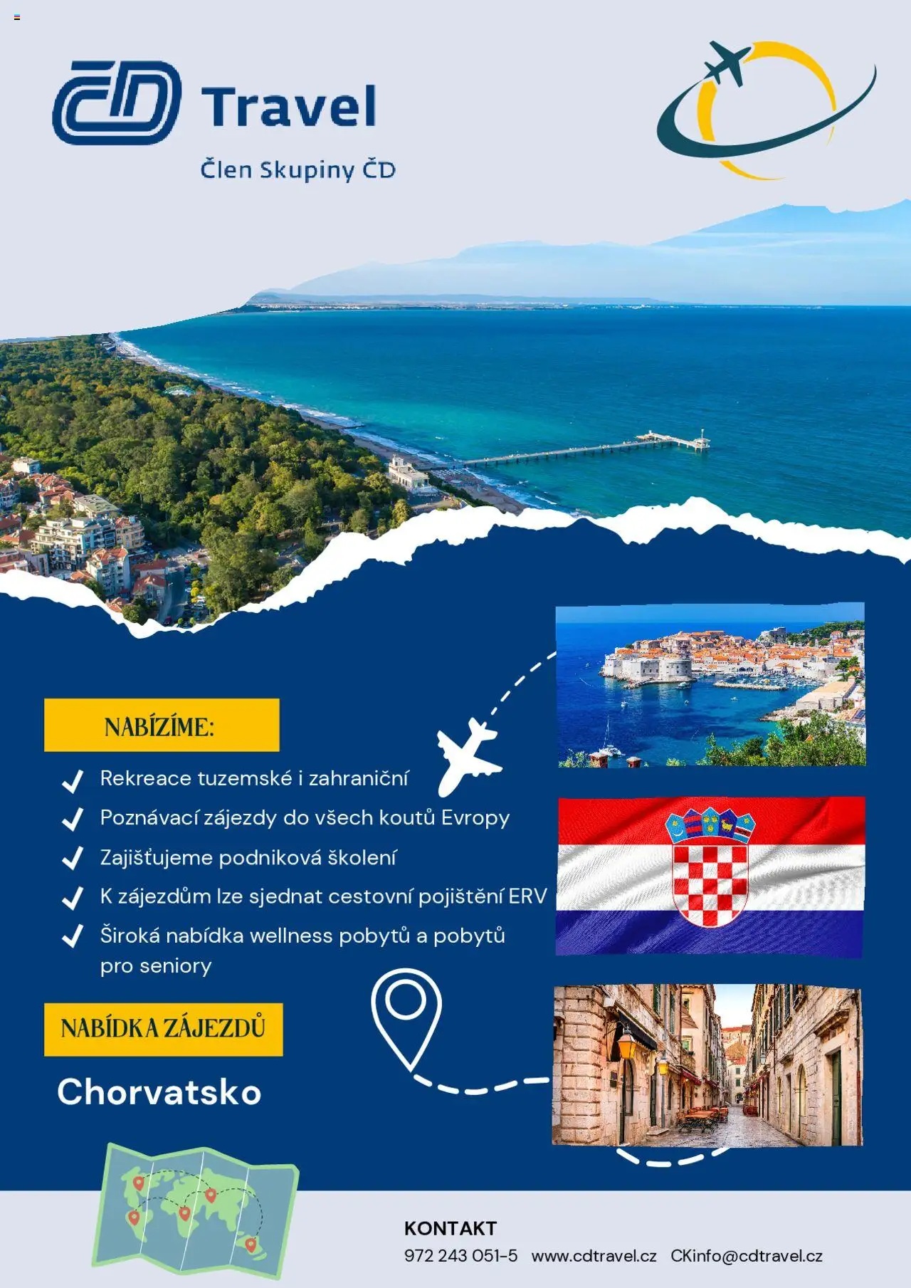 ČD Travel katalog Nabídka zájezdů od 06.08.2025 | Strana: 1 | Produkty: Cd