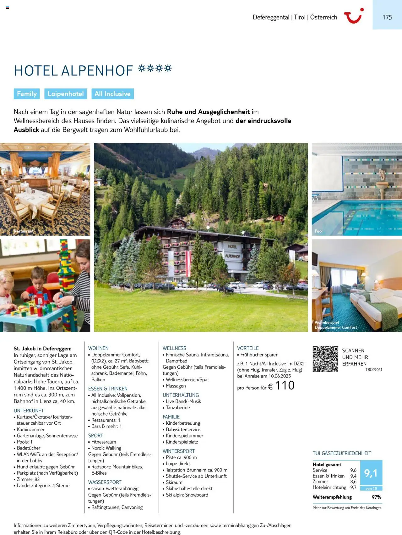 TUI Prospekt 	 – gültig ab 01.11.2024 | Seite: 175 | Produkte: Rum, Babybett, Walking, Ski