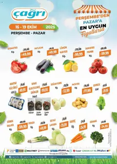 16.10.2025 tarihinden itibaren geçerli olan Çağrı Market kataloğu önizlemesi