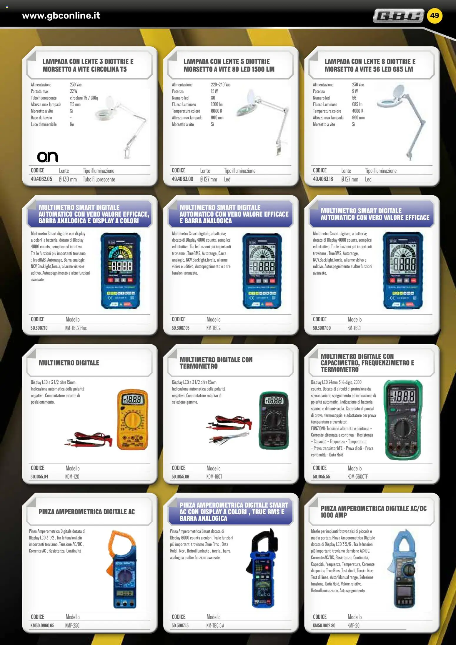 Volantino GBC del 06.02.2026 | Pagina: 49 | Prodotti: Tubo, Adattatore, Termometro, Batteria