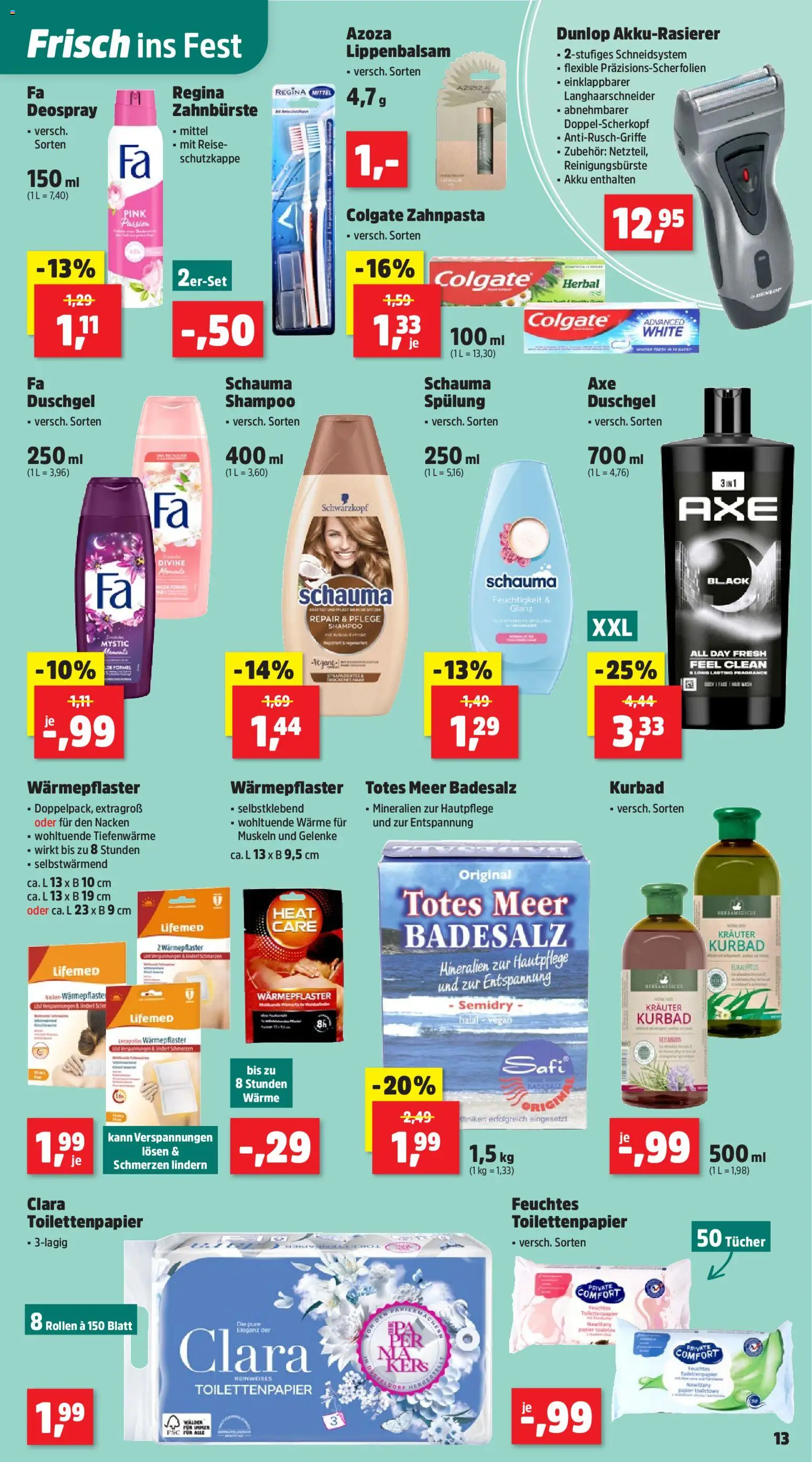 Thomas Philipps Prospekt 	 – gültig ab 15.12.2025 | Seite: 17 | Produkte: Shampoo, Zahnpasta, Lippenbalsam, Feuchtes Toilettenpapier