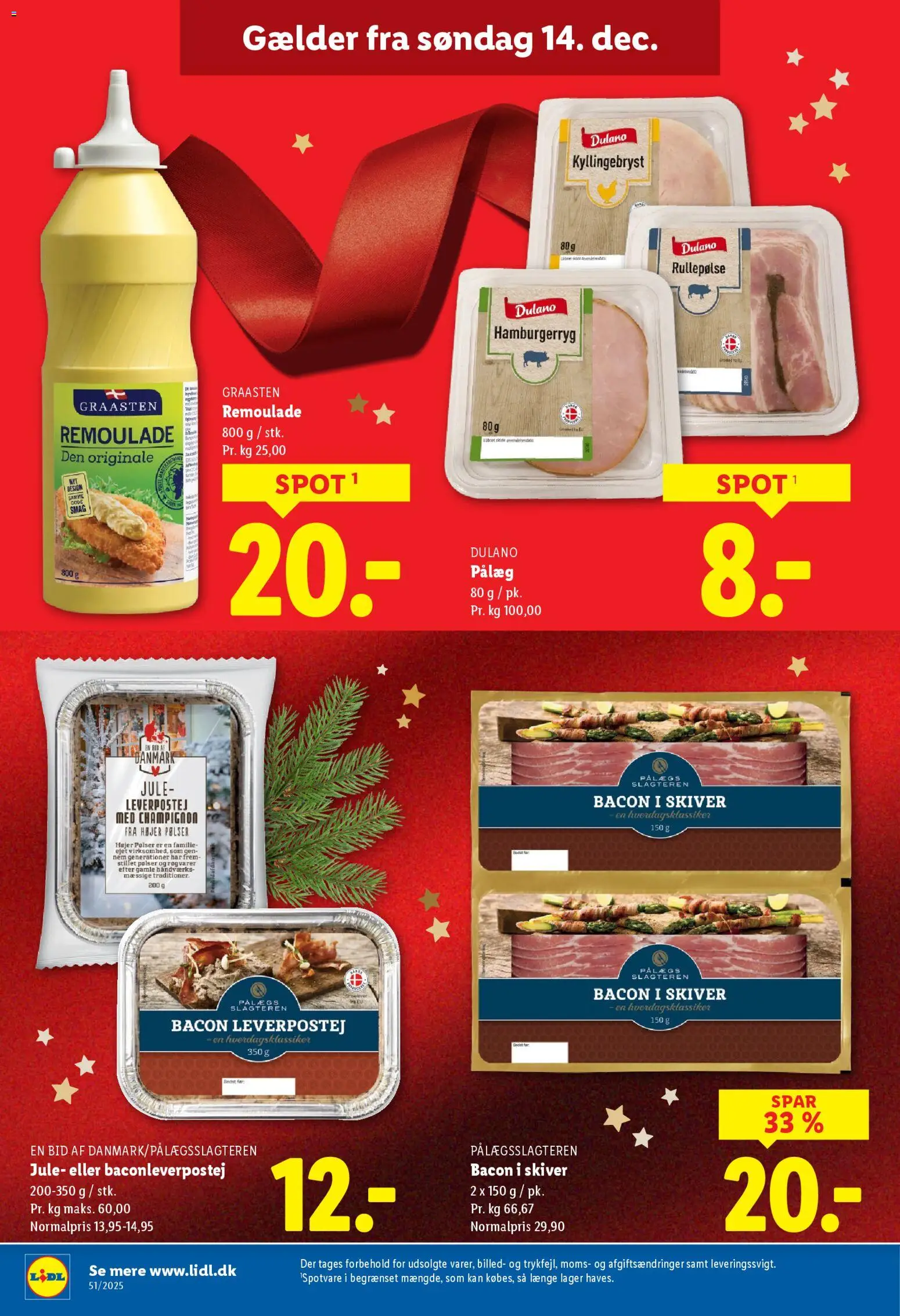 Lidl tilbudsavis – gyldig fra 18.12.2025 | Side: 25 | Produkter: Champignon, Rullepølse, Remoulade, Hamburgerryg