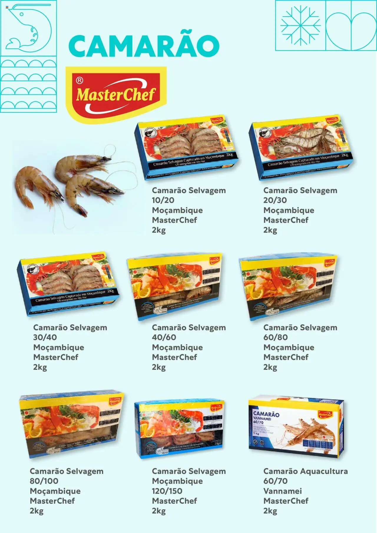 Recheio - Congelados do Mar e da Terra │ válido de 14.07.2025 | Página: 6 | Produtos: Camarão