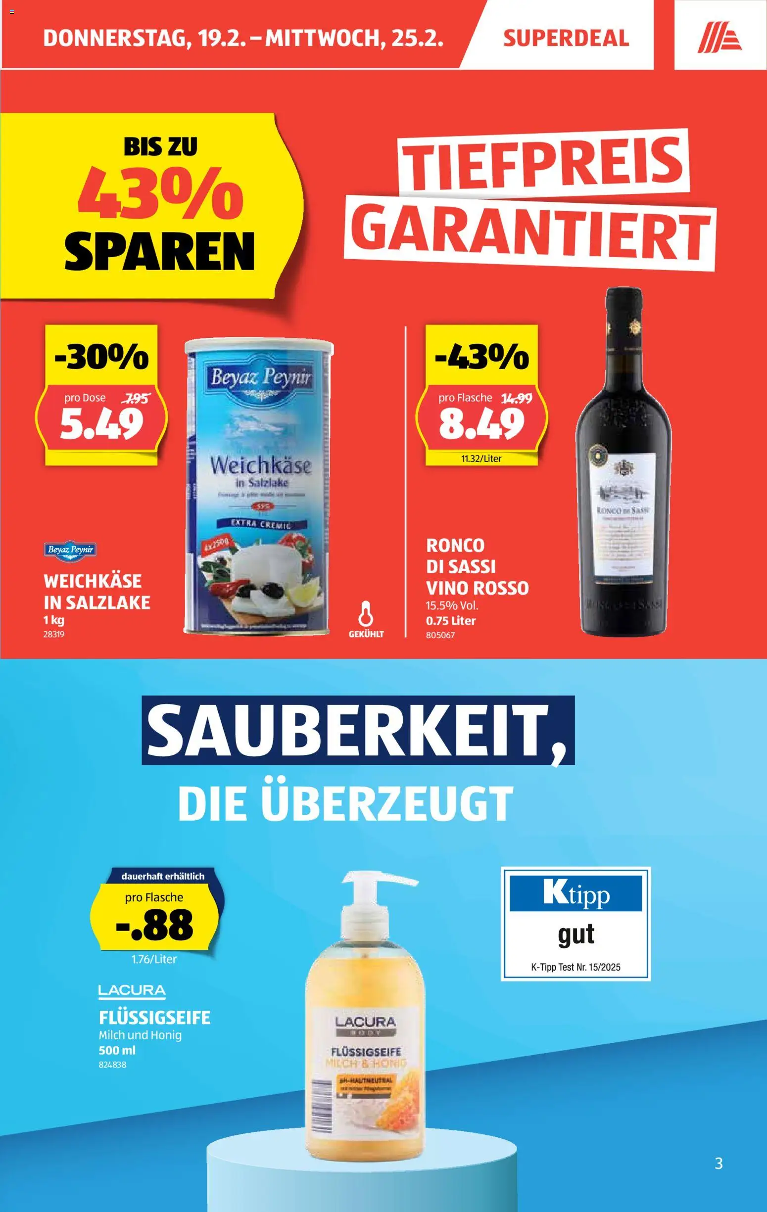 Aldi Aktionen – gültig ab 19.02.2026 | Seite: 4 | Produkte: Milch
