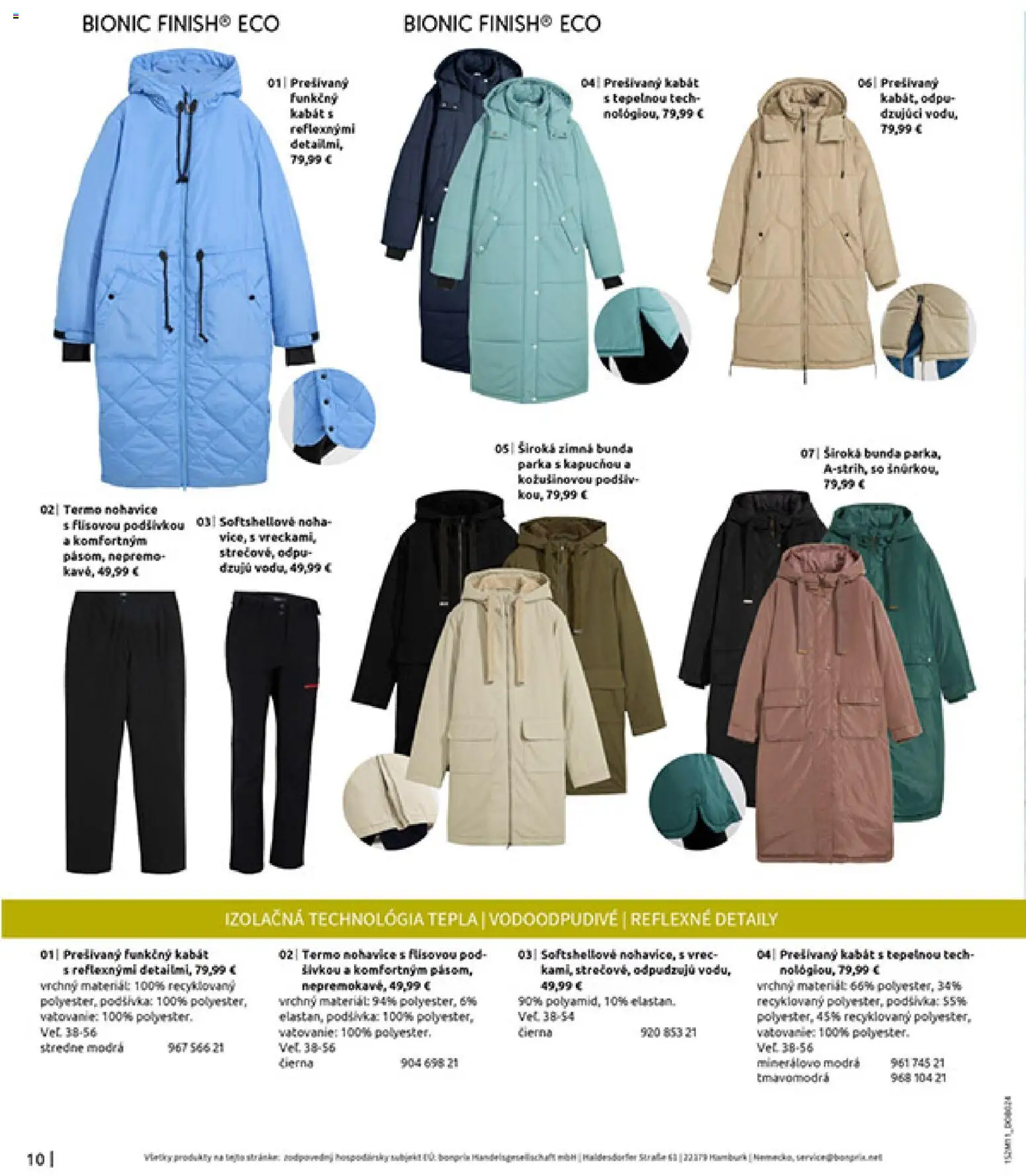 Nové Bonprix akcie – leták je platný od 16.12.2025 | Strana: 12 | Produkty: Bunda, Kabát, Nohavice