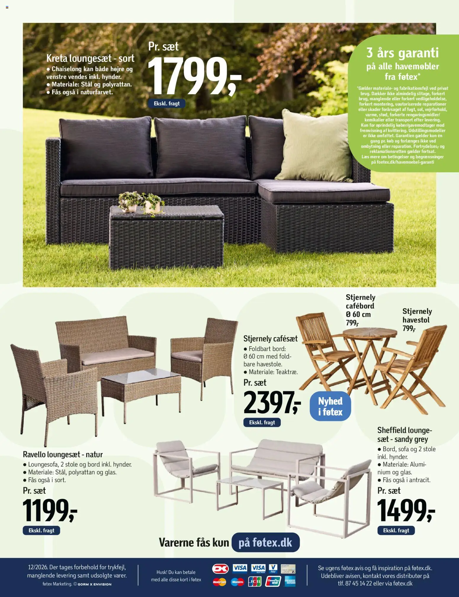 Føtex tilbudsavis – gyldig fra 13.03.2026 | Side: 24 | Produkter: Sofa, Bord, Havemøbler, Loungesæt