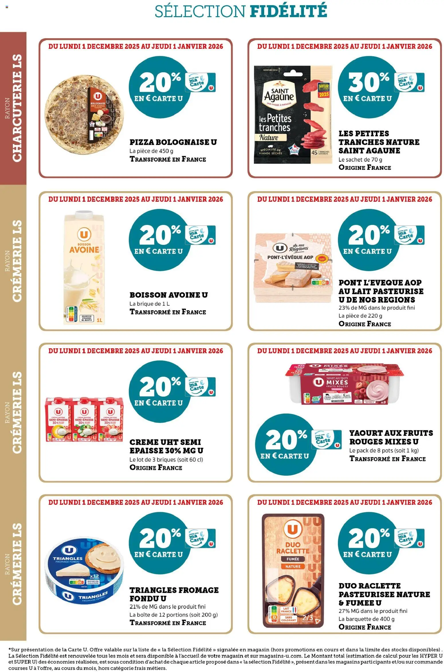 {H1} | Page: 4 | Produits: Briques, Fromage, Yaourt, Crème