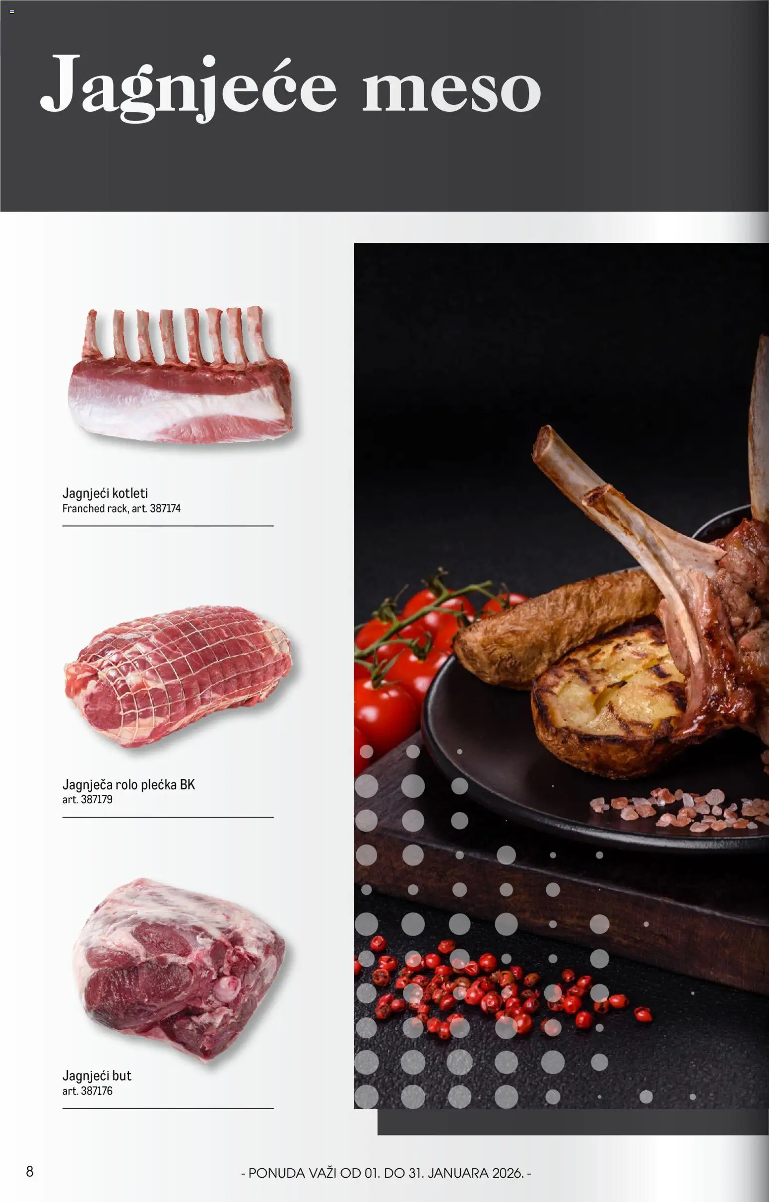 Metro katalog - važi od 01.01.2026 | Strana: 8 | Proizvode: Jagnjeće meso