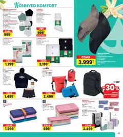 Interspar akciós újság - amely érvényes a következő dátumtól: 23.04.2026 | Oldal: 23 | Termékek: Törölköző, Titokzokni, Pulóver, Zokni