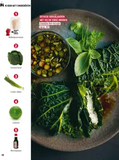 Limoen, Lime, ingredient for the recipe. - Voorbeeld van een folder van Delhaize, geldig van 23.01.2026 | Pagina: 48 | Producten: Vis, Limoen, Kool