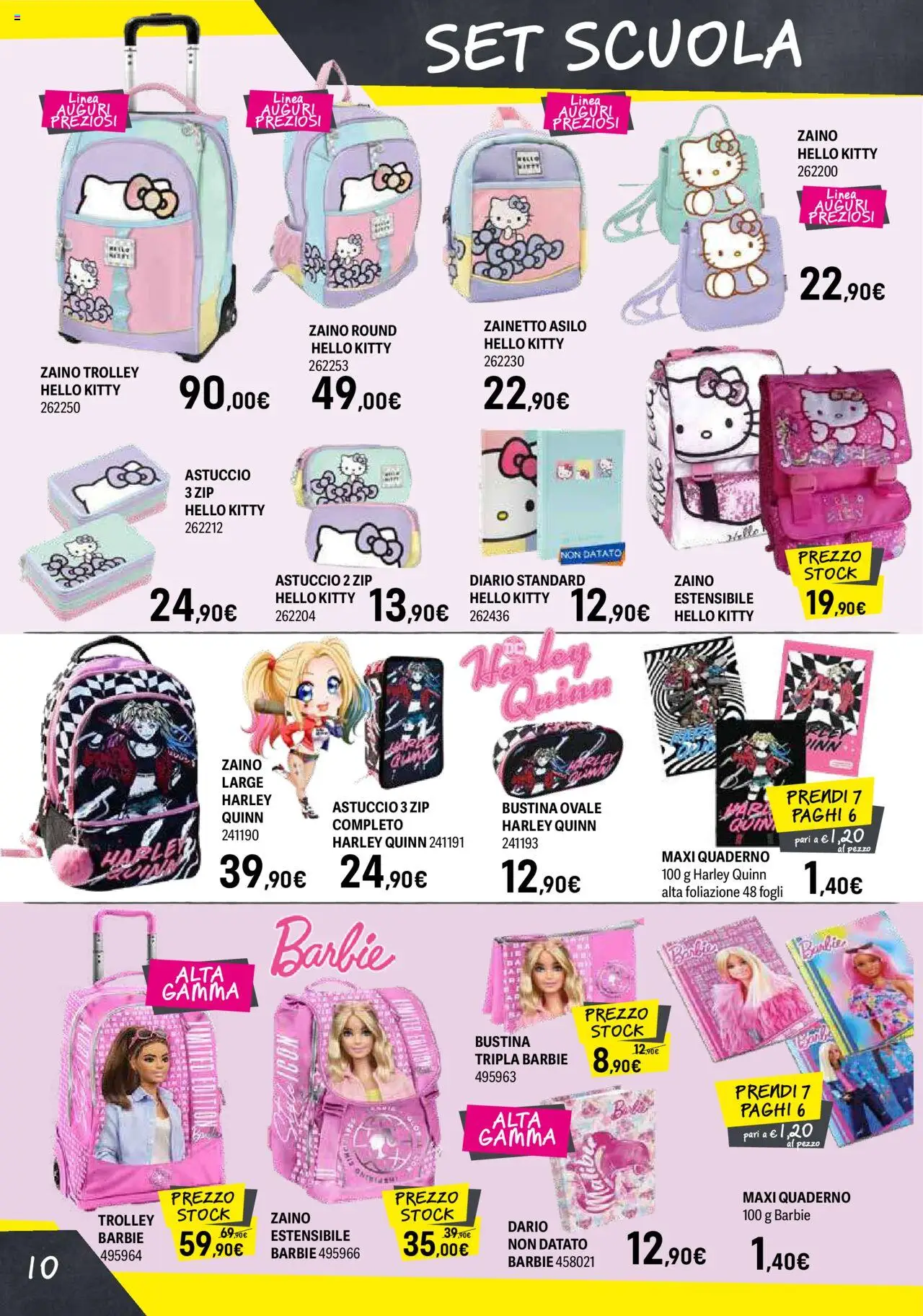 Volantino Orizzonte del 04.08.2025 | Pagina: 10 | Prodotti: Zaino, Astuccio, Quaderno, Trolley