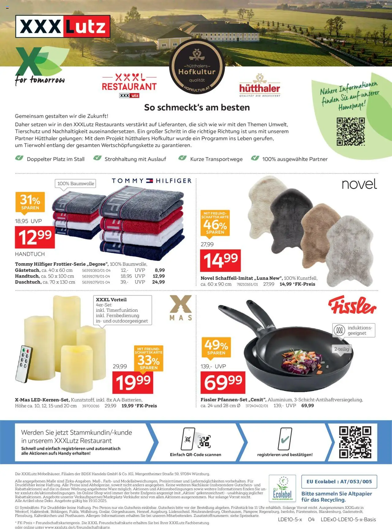XXXL Lutz Restaurantgutscheine – gültig ab 02.10.2025 | Seite: 14 | Produkte: Uhr