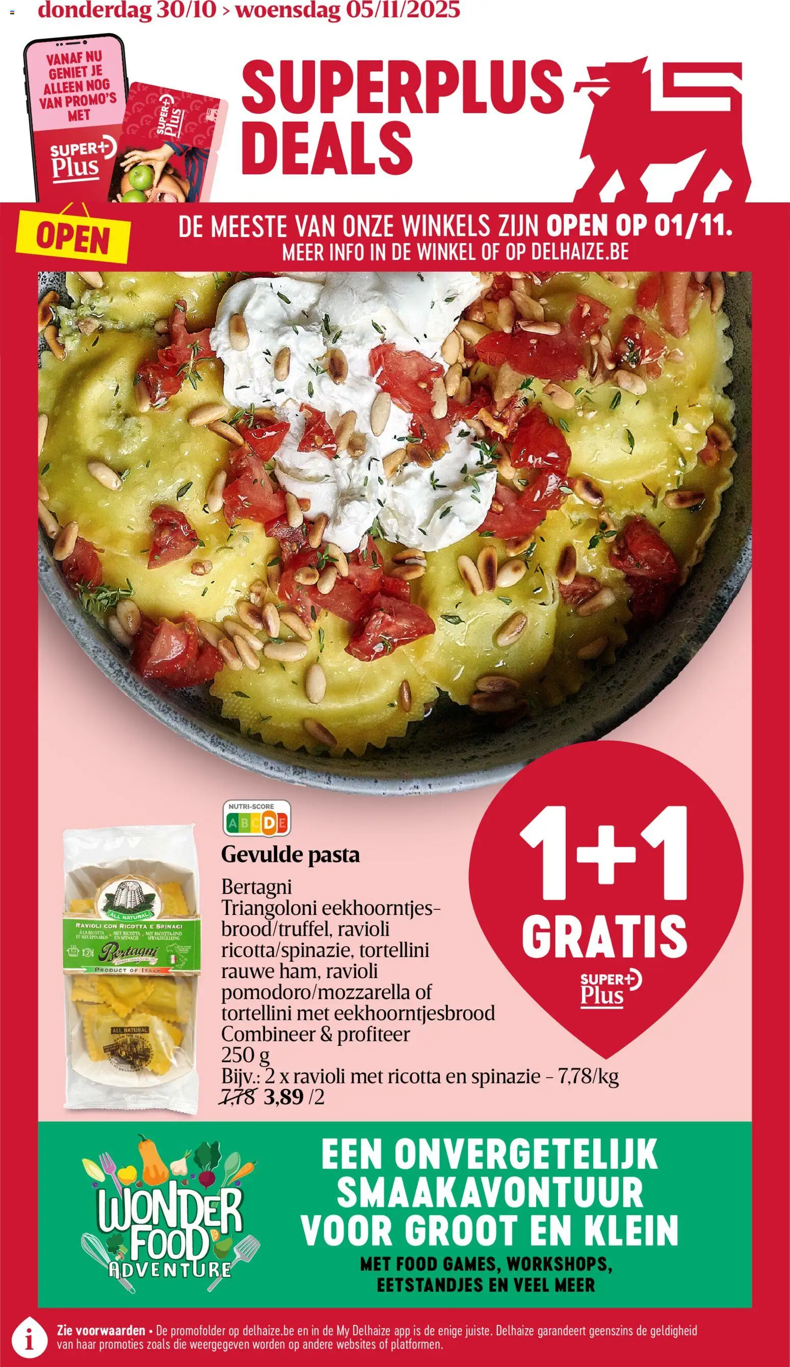 {H1} | Pagina: 1 | Producten: Pasta, Ricotta, Spinazie