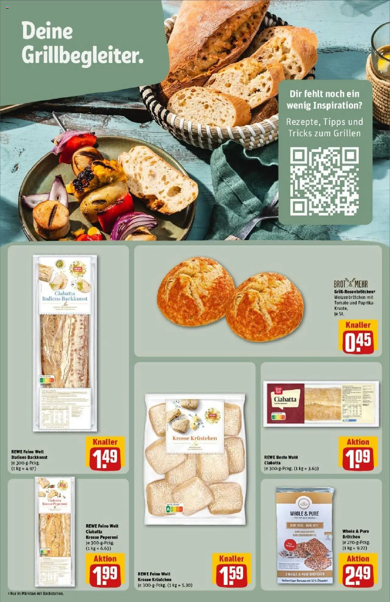 Rewe prospekt Schwerin	 - gültig ab dem 20.07.2025 | Seite: 17 | Produkte: Paprika, Brot