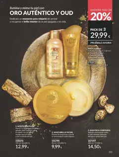 Vista previa Catálogo AVON campaña 4 válido desde el 01.04.2026 | Página: 155 | Productos: Manteca, Aceite, Mascarilla facial, Manteca corporal