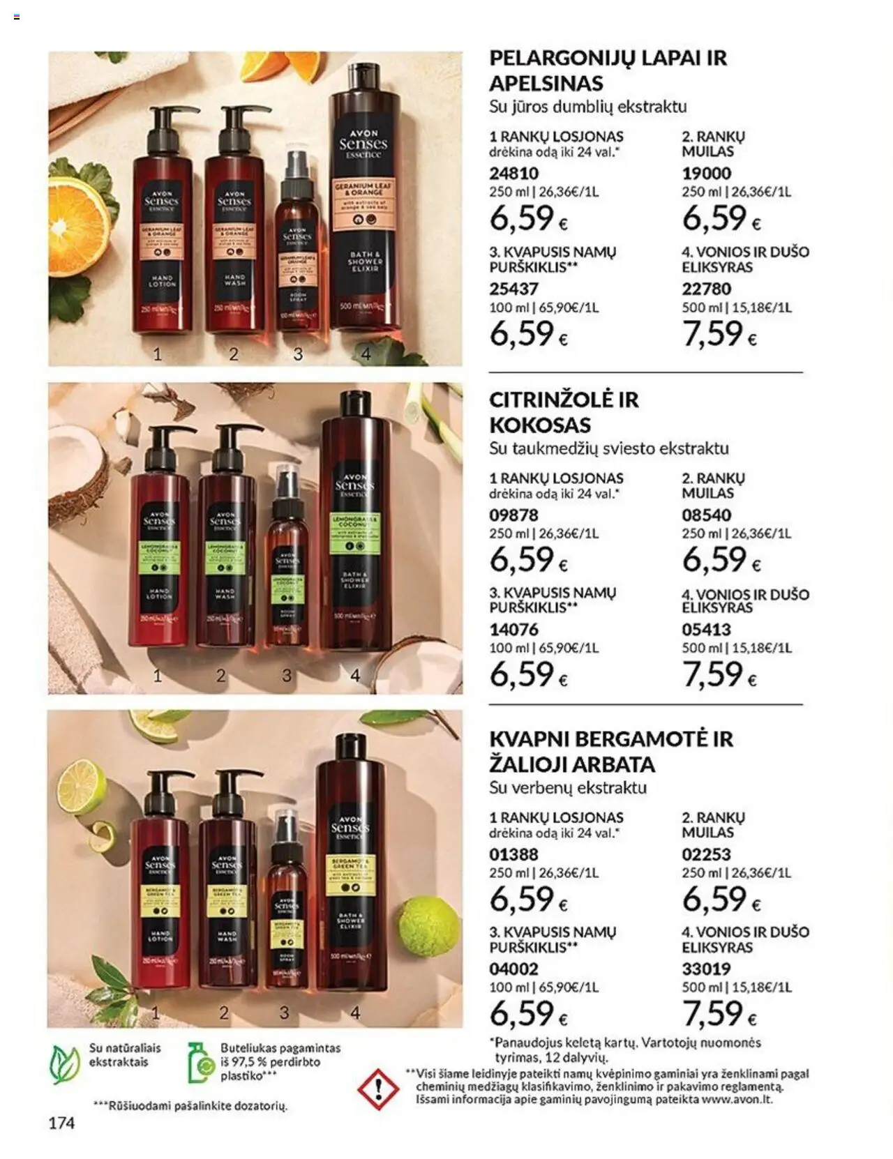 AVON leidinys│galioja nuo 01.07.2025 | Puslapis: 174 | Prekių: Muilas, Arbata