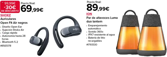 Vista previa Costco catálogo válido desde el 06.02.2026 | Página: 4 | Productos: Altavoces, Auriculares, Batería