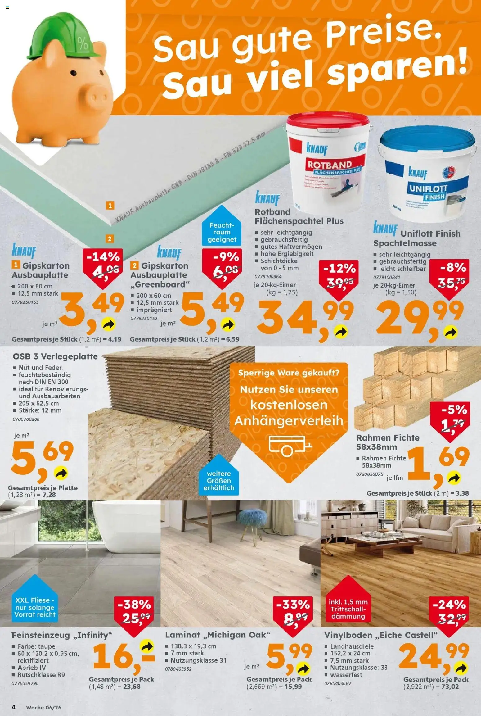 Globus Baumarkt prospekt Hösbach	 – gültig ab 01.02.2026 | Seite: 4 | Produkte: Finish