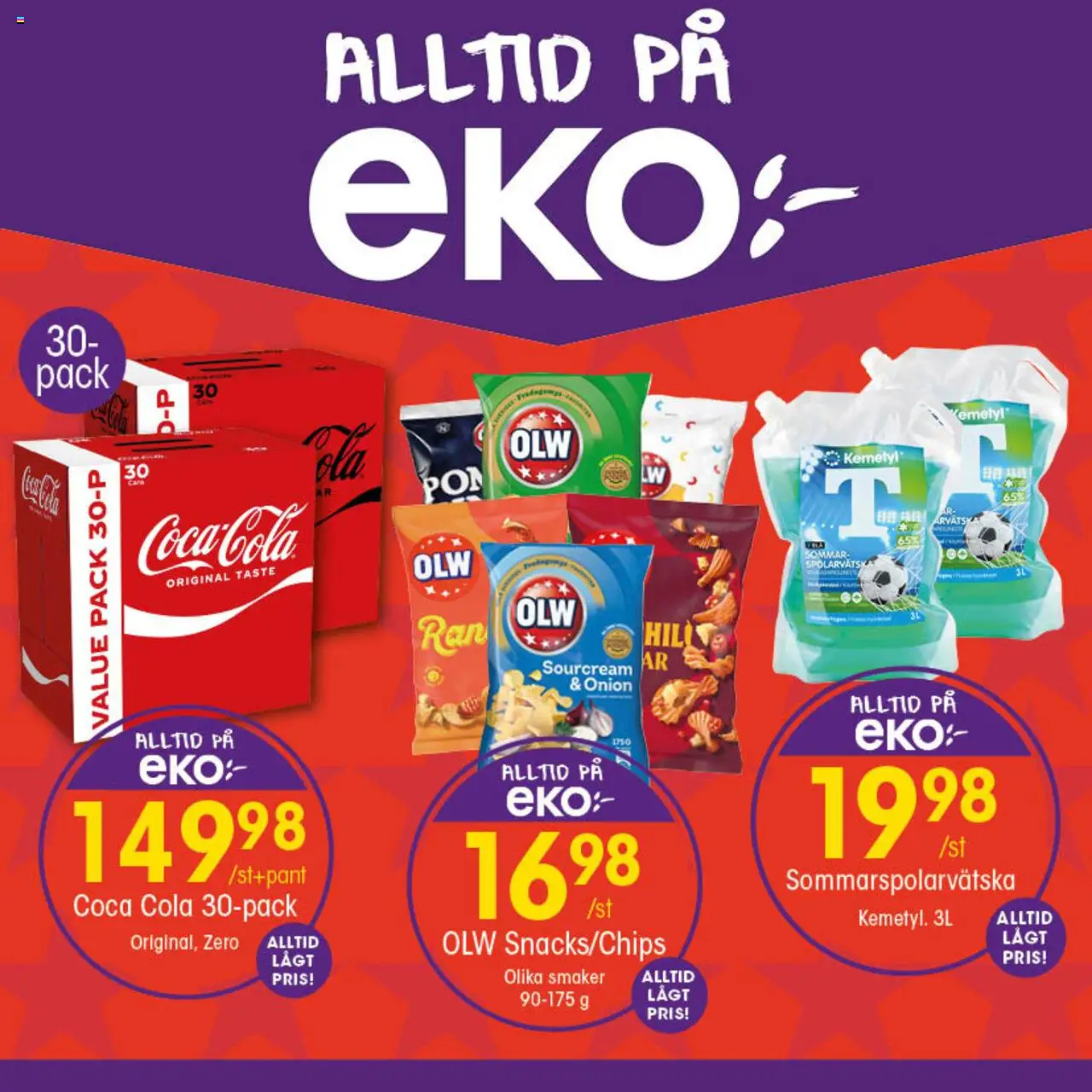 EKO reklamblad aktuell från 07.07.2025 | Sida: 2 | Produkter: Coca cola