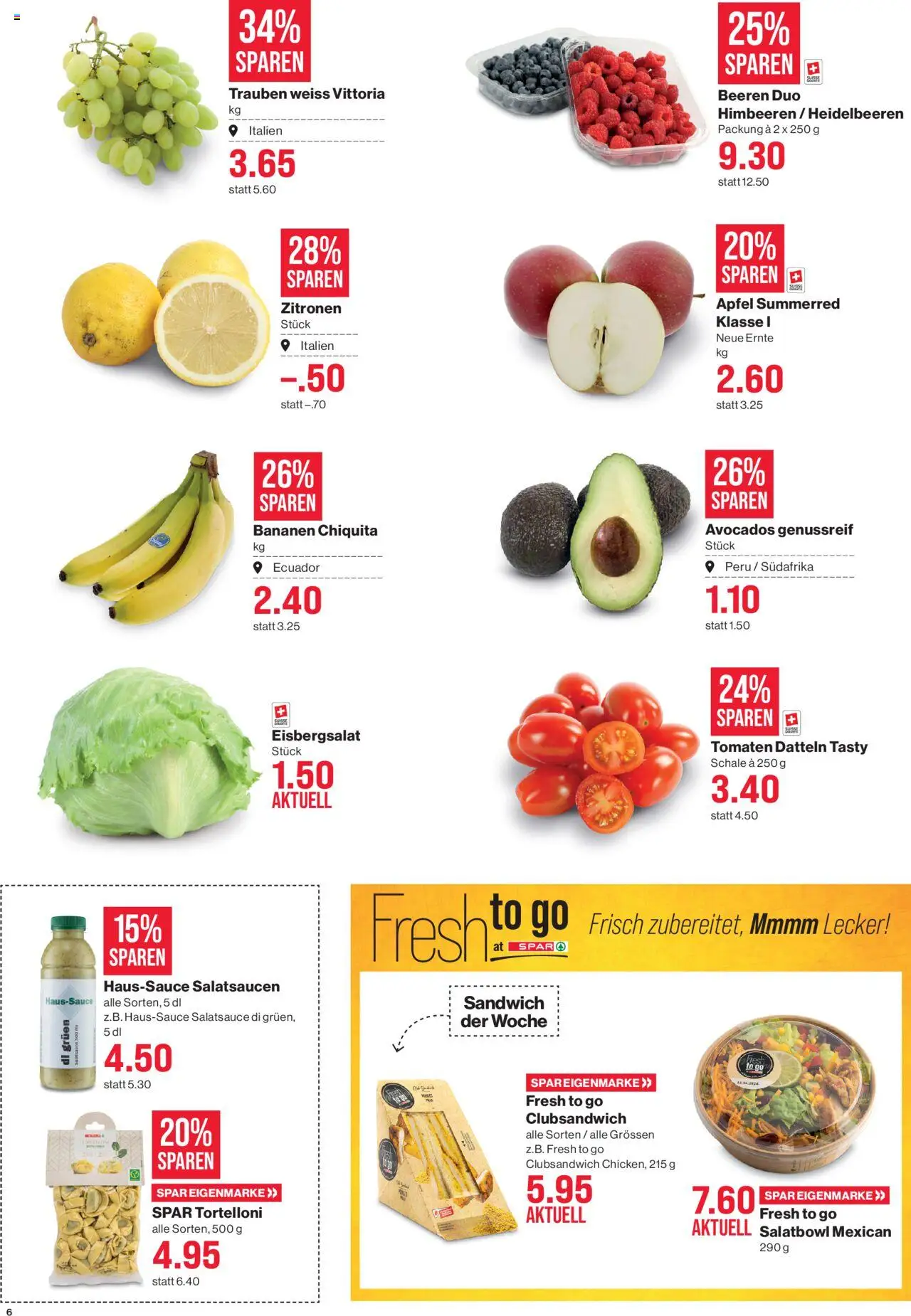 SPAR Aktionen ab 21.08.2025 | Seite: 6 | Produkte: Kammerjunker, Äpfel, Tomaten, Bananen