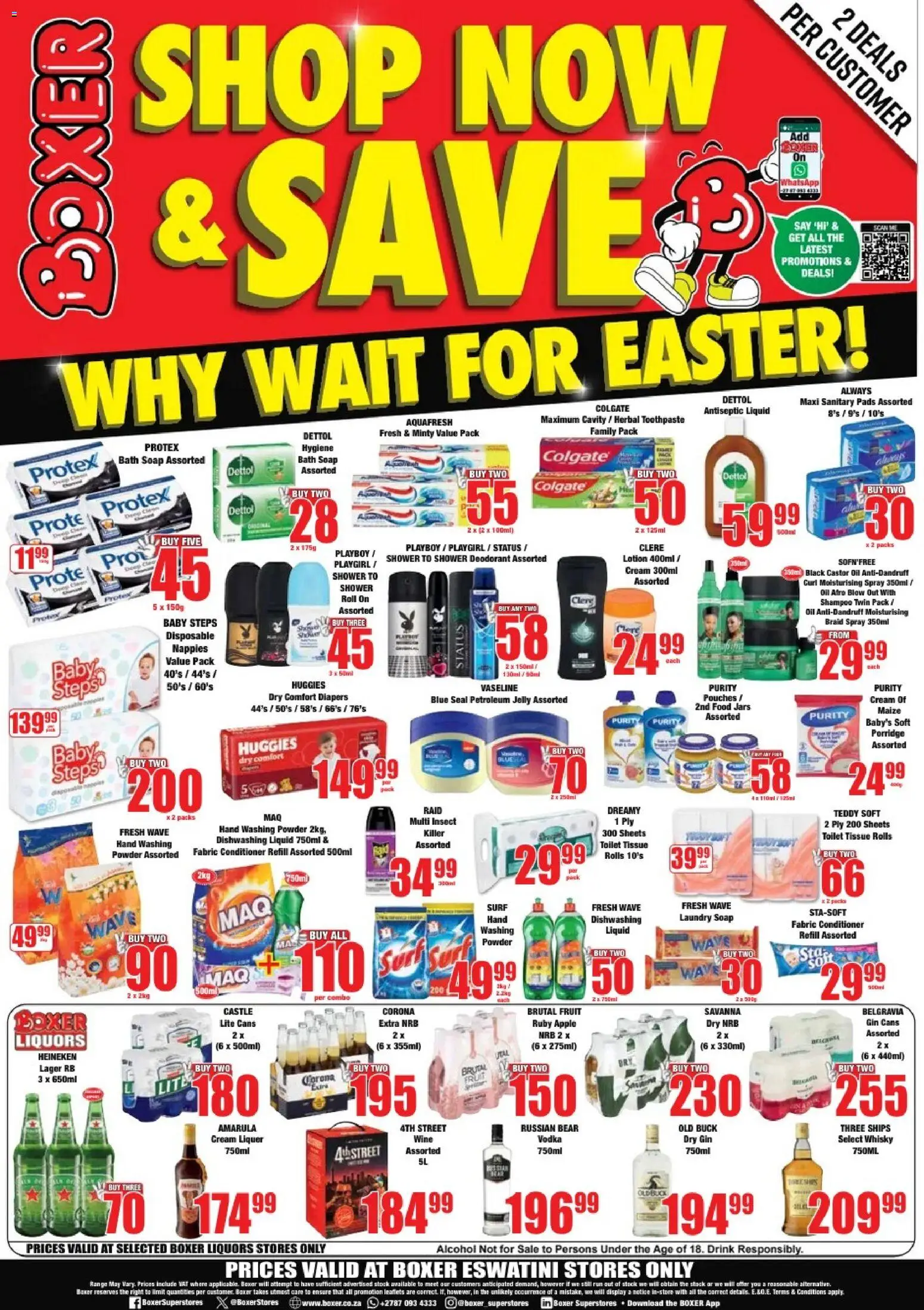 New Boxer catalogue – valid from 05.03.2026 | Page: 8 | Products: Teddy, Pads, Vodka, Dishwashing liquid
