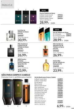 Luck Eau de Toilette em Spray Para Ele, Eau de Toilette em Spray 75 ml │ válido de 01.09.2025 | Página: 125 | Produtos: Eau de toilette, Gel de banho, Banho