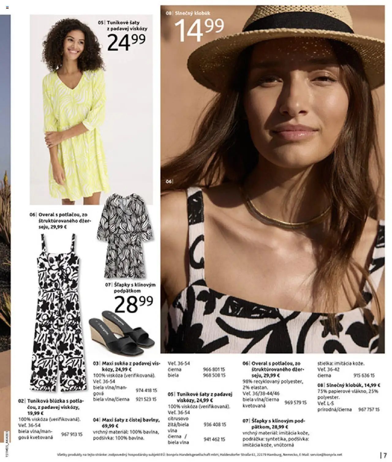 Bonprix katalóg citrusové farby │ platný od 26.05.2025 | Strana: 9 | Produkty: Šaty, Blúzka, Overal, Šľapky