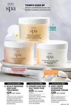 JAFRA folleto │ válido desde el 01.07.2025 | Página: 45 | Productos: Crema, Αποφλοιωτής σκόρδου, Aceite de girasol, Body