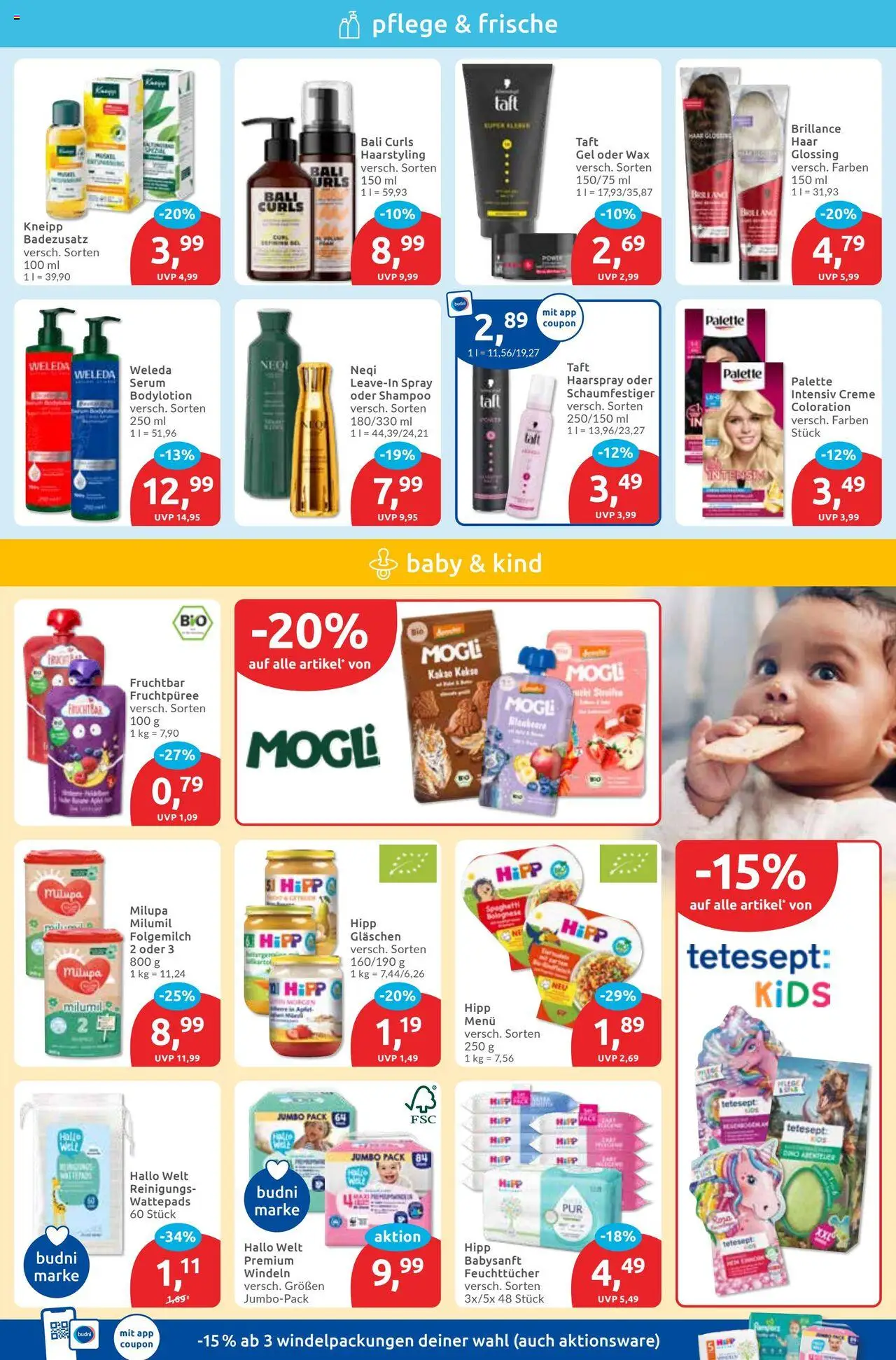 Budni Prospekt 	 – gültig ab 13.10.2025 | Seite: 3 | Produkte: Wattepads, Haarspray, Serum, Kekse