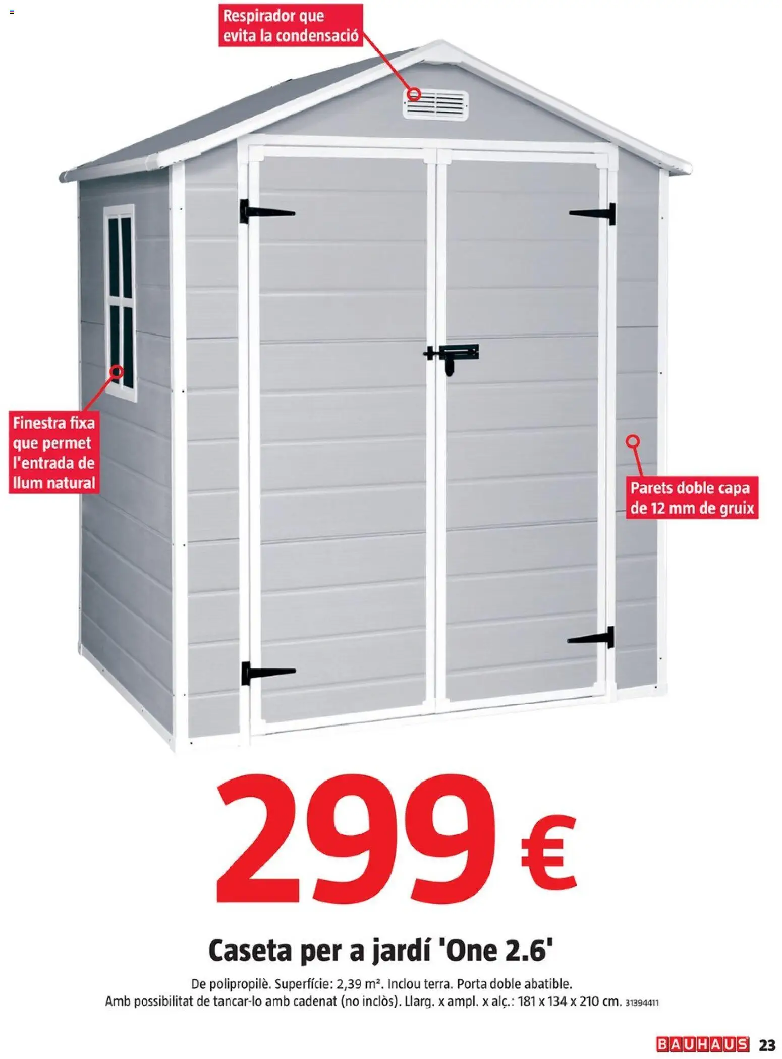 Bauhaus folleto Cat │ válido desde el 01.01.2026 | Página: 23