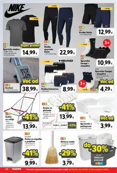 Katalog Plodine - Pregled kataloga iz trgovine Plodine, vrijedi od 01.04.2026 | Stranica: 56 | Proizvodi: Majica, Hlače, Čarape, Bokserice