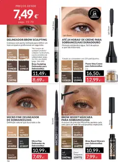 Pré-visualização DELINEADOR BROW SCULPTING, Cremoso com ponta inclinada para definir um look arrojado e profissional em segundos. válido de 01.12.2025 | Página: 72