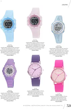 Pogląd oferty "Apart promocje" - ważna od 04.11.2025 | Strona: 323 | Produkty: Zegarek, Pasek