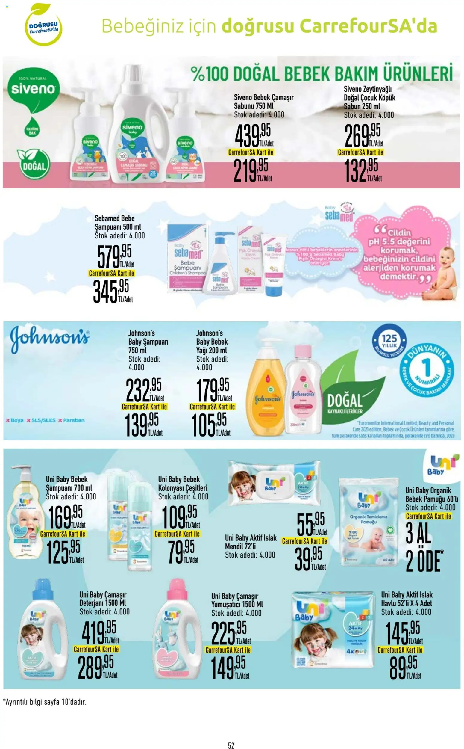 CarrefourSA Katalog - 04.12.2025 tarihinden itibaren geçerlidir | Sayfa: 51 | Ürünler: Mendil, Şampuan, Sabun, Yumuşatıcı