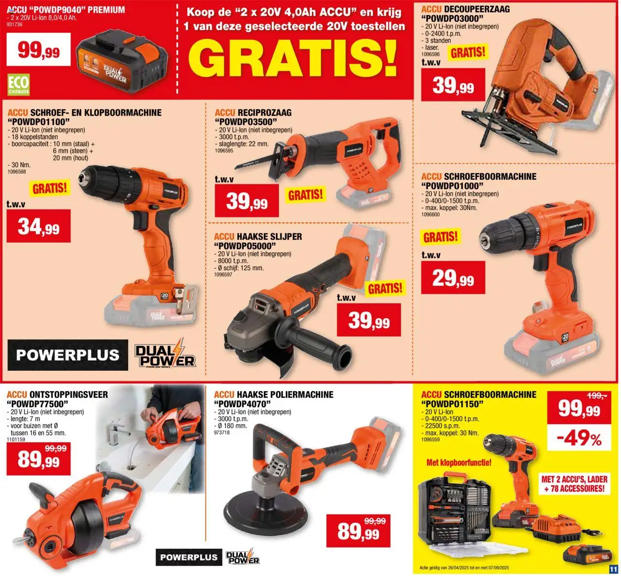  | Pagina: 11 | Producten: Schijf, Slijper, Jeu de go