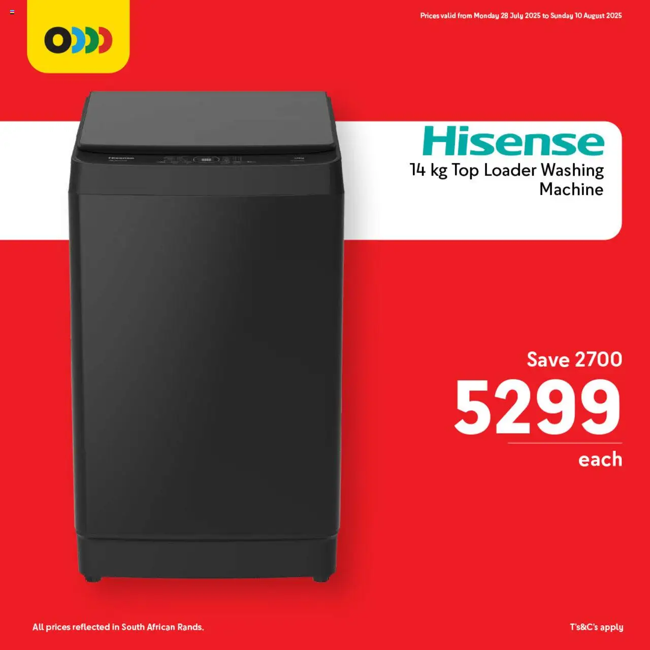 Makro Birthday Price-Drop Appliances │ valid from 28.07.2025 | Page: 11 | Products: Washing machine
